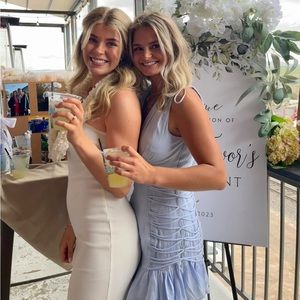 Blue dress saints + secrets size xs